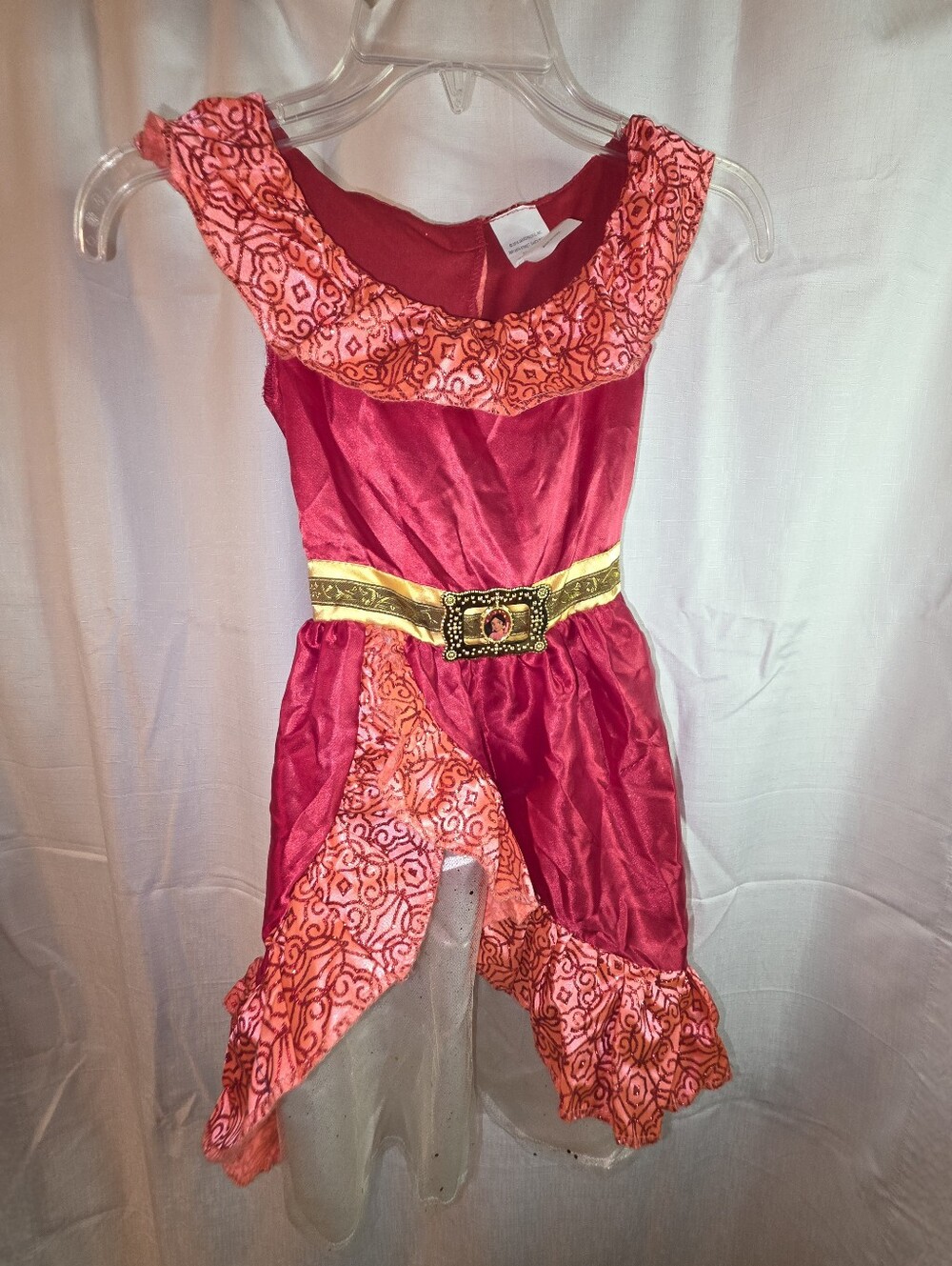 Jakks Pacific Disney Princess Elena Of Avalor Dress Costume Girls 4-6x Red
